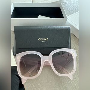 NEVER WORN Celine light pink sunglasses
